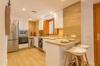 Una cocina o zona de cocina en Apartamento La Cuadra en Centro Cordoba