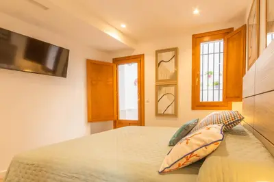 Cama o camas de una habitación en Apartamento La Cuadra en Centro Cordoba