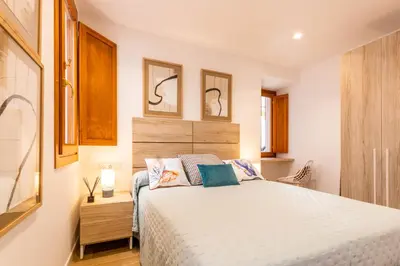 Cama o camas de una habitación en Apartamento La Cuadra en Centro Cordoba