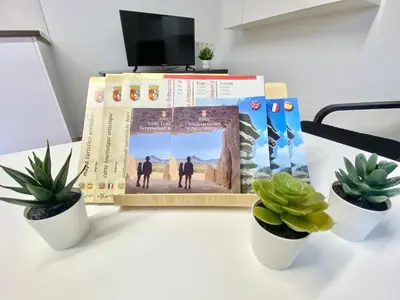 Una televisión o centro de entretenimiento en Apartamento Villa María III