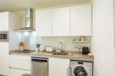 Una cocina o zona de cocina en Cervantes Studios 6