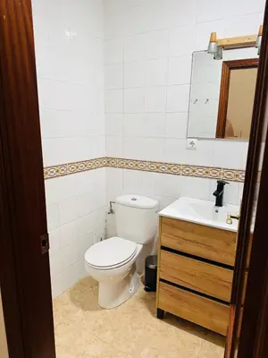 Un baño de Apartamento acogedor y moderno en pleno centro de Sevilla con Parking Gratis