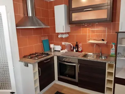 Una cocina o zona de cocina en The Corner Terraza