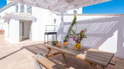 Un balcón o terraza de Cortijo Vallehermoso Campillos by Ruralidays