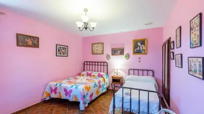 Cama o camas de una habitación en La Martinica Teba by Ruralidays