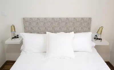 Cama o camas de una habitación en Slappe Jaén II