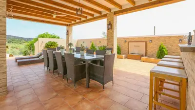 Un balcón o terraza de El Pinar La Puebla de Los Infantes by Ruralidays
