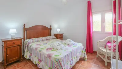 Cama o camas de una habitación en El Pinar La Puebla de Los Infantes by Ruralidays
