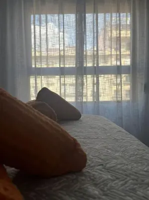 Cama o camas de una habitación en Apartamento Medina Azahara