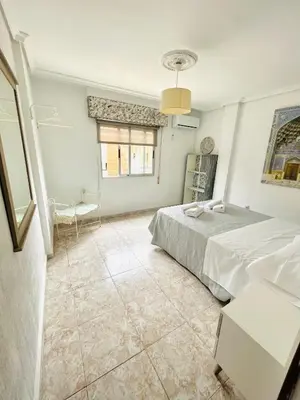 Cama o camas de una habitación en Apartamento El Arenal - Free Parking