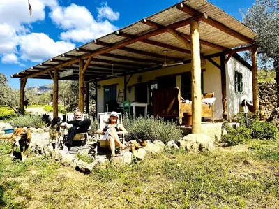 Jardín al aire libre en La Cuadra de Finca Don Carmelo