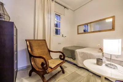 Cama o camas de una habitación en Apartamento Azonaicas, pleno centro de Córdoba