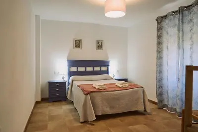 Cama o camas de una habitación en Casilla Soleá Rural