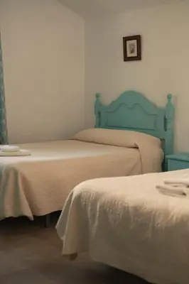 Cama o camas de una habitación en Casilla Soleá Rural