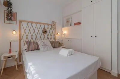 Cama o camas de una habitación en Apartment in the city center