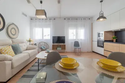 Una cocina o zona de cocina en Apartment in the city center