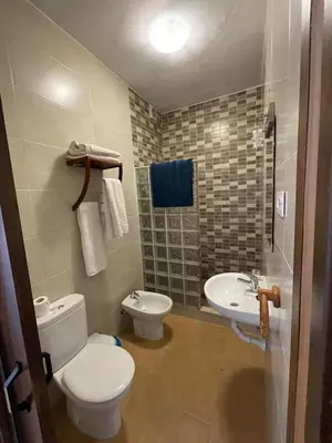 Un baño de Habitación rural en Posada Los Caballos