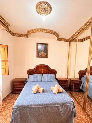 Cama o camas de una habitación en Casa Juan María