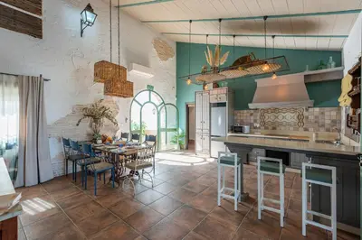 Una cocina o zona de cocina en Villa Colona