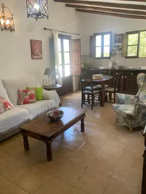 Zona de estar de Los Establos