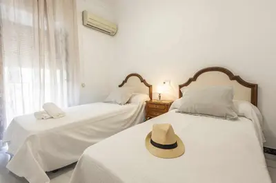 Cama o camas de una habitación en Casa Rural Berraquero