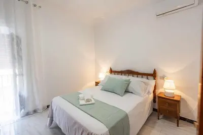 Cama o camas de una habitación en Casa Rural Berraquero