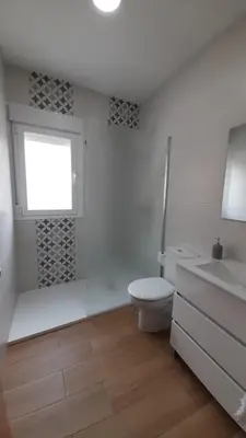 Un baño de Casa Los García