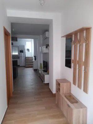 Una televisión o centro de entretenimiento en Casa Los García