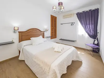 Cama o camas de una habitación en Cubo's Casa Camino del Cantinero