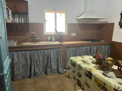 Una cocina o zona de cocina en El Salao