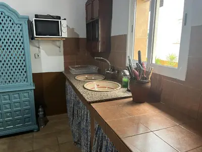Una cocina o zona de cocina en El Salao