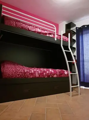 Cama o camas de una habitación en Mirador del Olivar