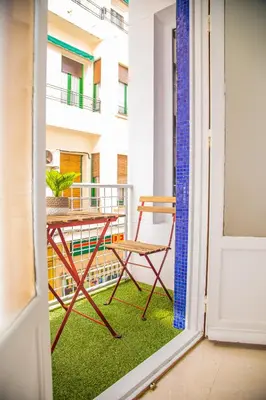 Un balcón o terraza de Apartamentos centro Sandoval