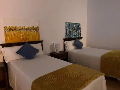 Cama o camas de una habitación en Clarisas Suites