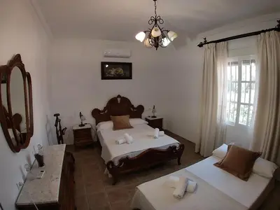 Cama o camas de una habitación en Casa Maleda