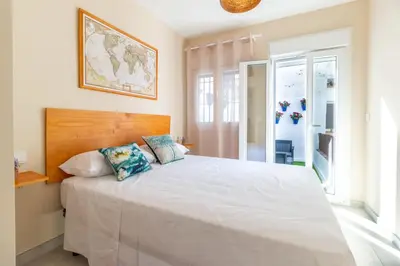 Cama o camas de una habitación en Luxury El Patio de la Juderia