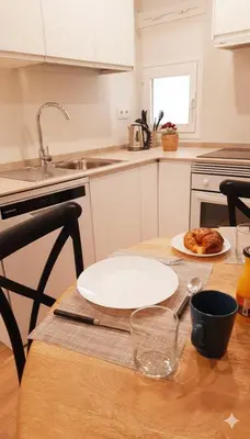 Una cocina o zona de cocina en Apartamento la Marquesa