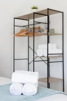 Cama o camas de una habitación en El Merendero