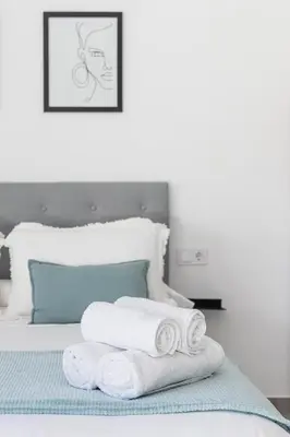 Cama o camas de una habitación en El Merendero