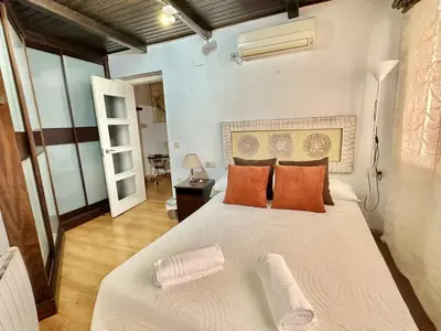 Cama o camas de una habitación en San Fernando 27 Ático