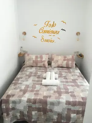 Cama o camas de una habitación en La Posada