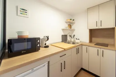 Una cocina o zona de cocina en Casa el Aguardentero