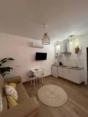 Una cocina o zona de cocina en Apartamentos Casa el Gorras