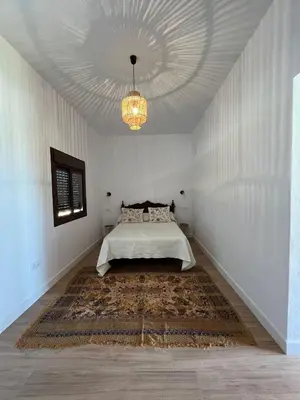 Cama o camas de una habitación en La Estacada