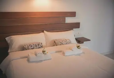 Cama o camas de una habitación en Trigo Homes