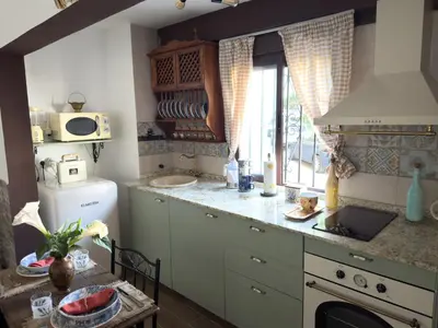 Una cocina o zona de cocina en Casita zamudio