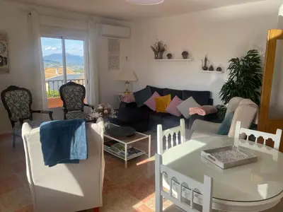 Zona de estar de Apartamento El Mirador de Sierra Mágina Noalejo entre Granada y Jaén
