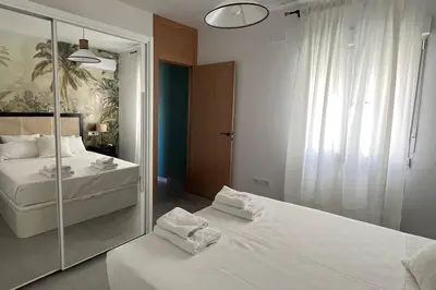 Cama o camas de una habitación en El Sabil de la Mezquita