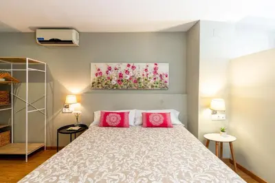 Cama o camas de una habitación en Estudio32 Alameda