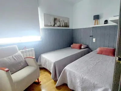 Cama o camas de una habitación en Victoria Stay Terraza Vistas y Garaje incluido